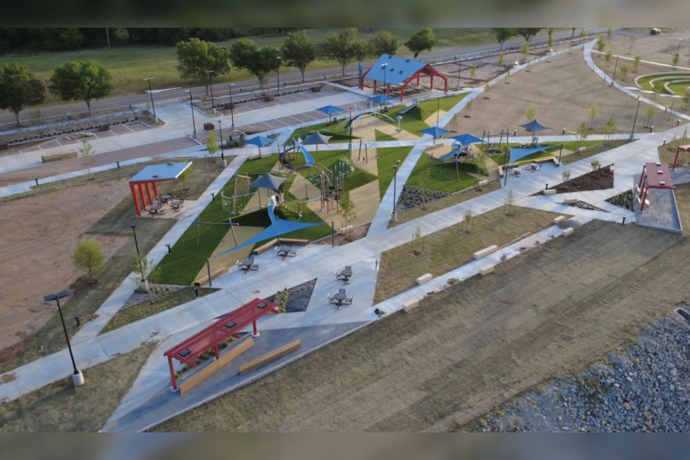 First Look Inside Wiley Post Park's $5 Million Riverfront Makeover