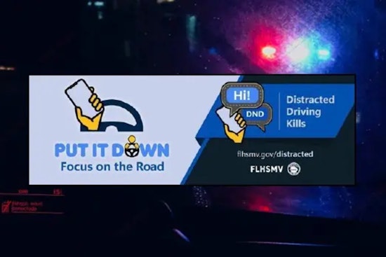 Florida Distracted-Driving Deaths Rise, 'Put It Down' Campaign Launched