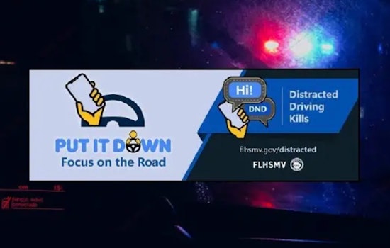Florida Distracted-Driving Deaths Rise, 'Put It Down' Campaign Launched