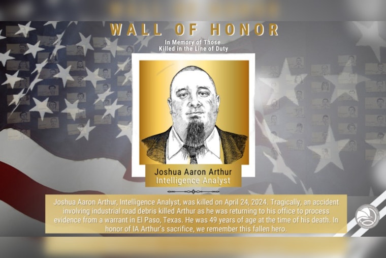 Flying Road Debris Kills El Paso DEA Analyst on Evidence Run