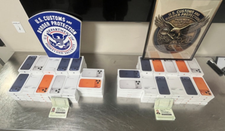 Fort Lauderdale Fliers Busted With 106 iPhones In CBP Outbound Sweep