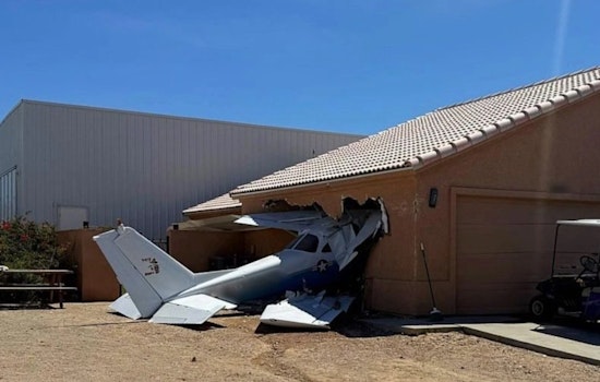 Fort Mohave Home Rocked As Small Plane Slams Into Garage