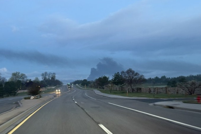 Fuel Tanker Inferno Shuts Down Santa Fe Drive In Pre-dawn Chaos