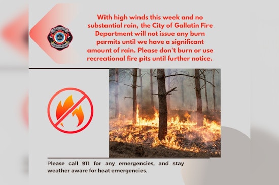 Gallatin Suspends Burn Permits Amid High Winds