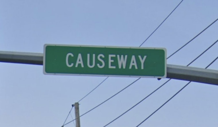 Giant Pipes Drop Under Causeway as Metairie Fights Back Against Flood Chaos