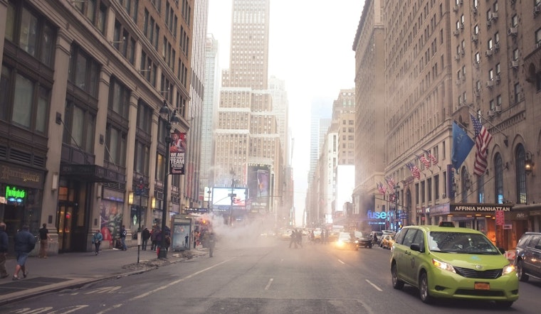 Gloomy Skies, Whipping Winds Turn New York City Sunday Into A Soggy Shuffle