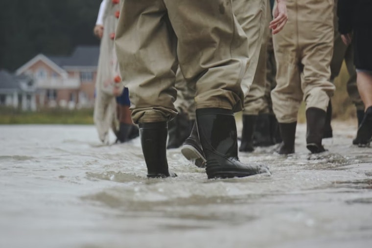 Grand River Rising Puts Lowell On Edge As Floodwaters Creep In