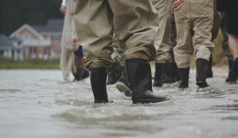 Grand River Rising Puts Lowell On Edge As Floodwaters Creep In