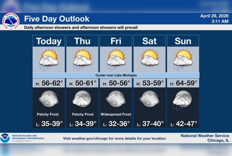 Gray Skies, Lake Chill And A Frosty Friday Set To Nip Chicago