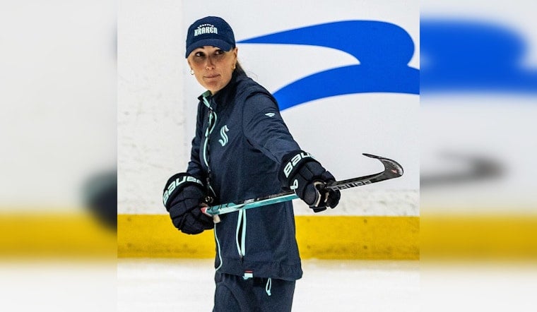 Groundbreaking Kraken Assistant Jessica Campbell Skates Off Seattle Bench