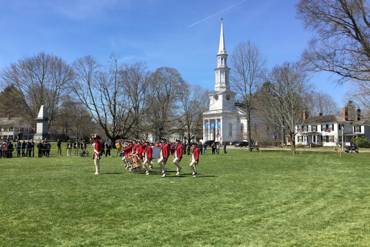 Gunfire On The Green As Lexington Restages Revolution For America’s 250th