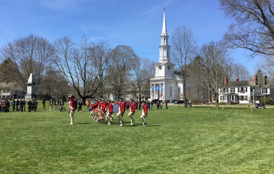 Gunfire On The Green As Lexington Restages Revolution For America’s 250th