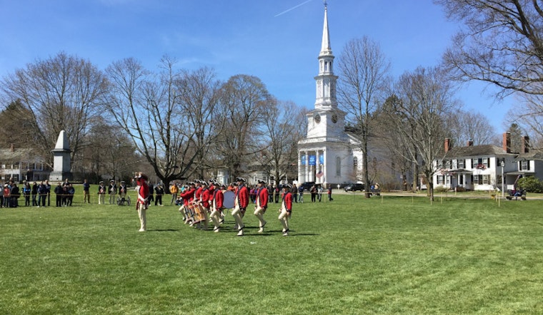 Gunfire On The Green As Lexington Restages Revolution For America’s 250th