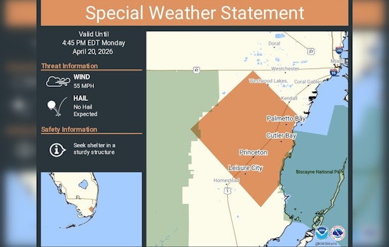 Gusty Storms Rattle Cutler Bay And Palmetto Bay As NWS Sounds Alarm