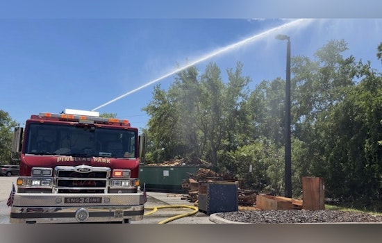 Gusty Winds Whip Brush Fire Behind Pinellas Park Offices, Crews Hold The Line