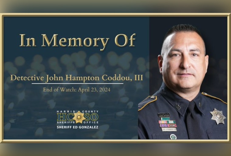Harris County Salutes Slain Detective John Coddou Two Years After Grand Parkway Crash