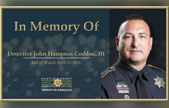 Harris County Salutes Slain Detective John Coddou Two Years After Grand Parkway Crash