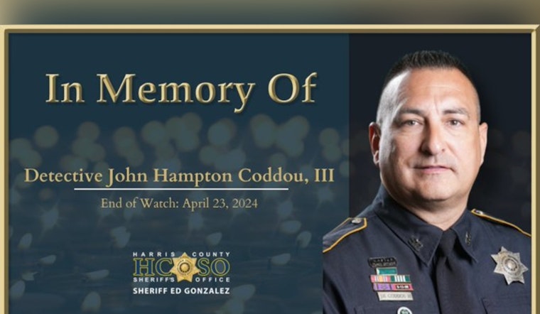 Harris County Salutes Slain Detective John Coddou Two Years After Grand Parkway Crash