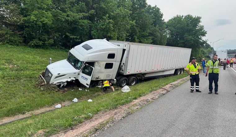 Hazmat Called After Truck Leak Shuts I-40 East