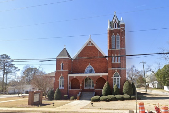 High-Speed Tennille Chase Ends With Car In Church Wall