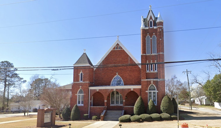 High-Speed Tennille Chase Ends With Car In Church Wall