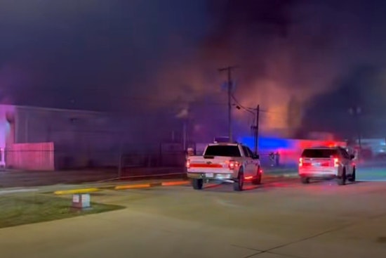 Highway 190’s Dirty Laundry Linen Service Erupts In Commercial Blaze