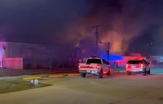 Highway 190’s Dirty Laundry Linen Service Erupts In Commercial Blaze