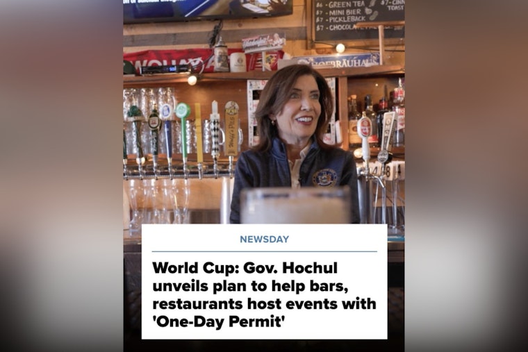 Hochul's Fast-Track Booze Permit Sets Stage for World Cup Street Parties Across New York