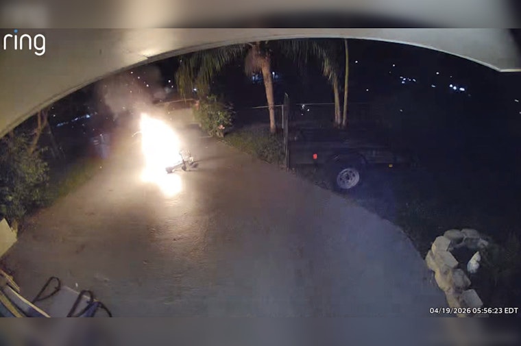 Hollywood Woman Bolts As Thrift-Store Wheelchair Erupts In Fiery Driveway Close Call