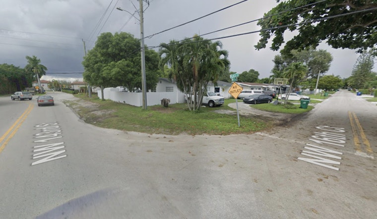 Homicide Cops Swarm Biscayne Gardens Block Near NW 143rd Street