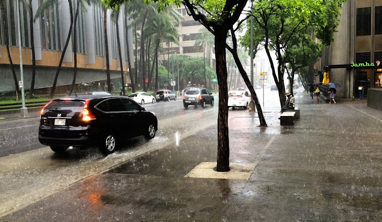 Honolulu Wakes Up Swamped as Flood Watch Fizzles but Sticky Showers Hang On