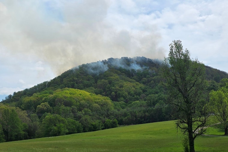 House Mountain Fire Near Knoxville Burns 40 Acres, 60% Contained