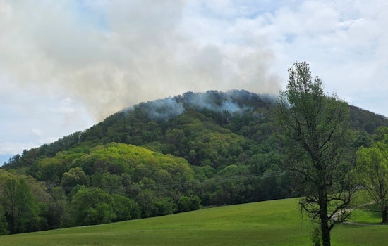 House Mountain Fire Near Knoxville Burns 40 Acres, 60% Contained