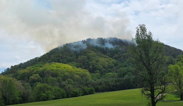 House Mountain Fire Near Knoxville Burns 40 Acres, 60% Contained
