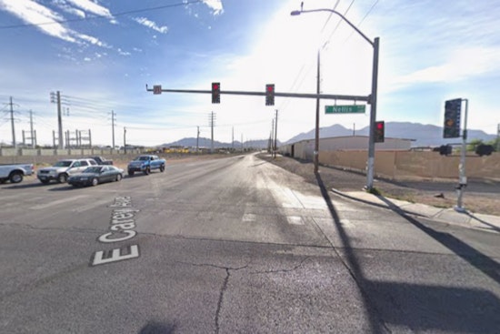 Huge Blaze Brings Nellis Boulevard To A Standstill In East Las Vegas