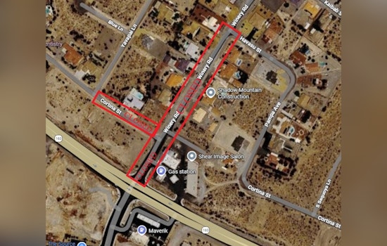 Huge Pahrump Water Leak Knocks Out Nye County Offices, Shuts Key Road