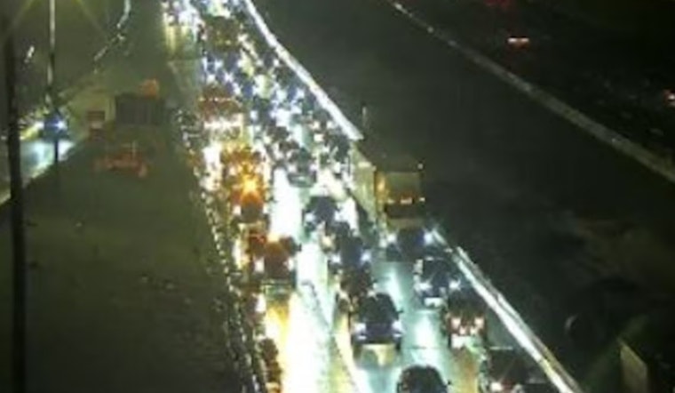 I-90 Pothole Chaos Turns Cleveland Tire Duo Into Rush-Hour Heroes
