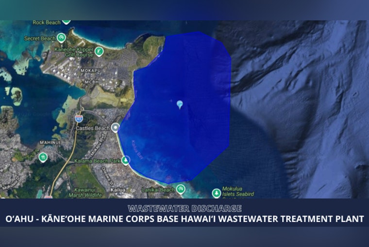 Kailua Bay Swimmers Told To Steer Clear After Marine Base Wastewater Spike