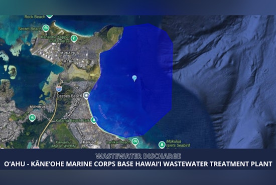 Kailua Bay Swimmers Told To Steer Clear After Marine Base Wastewater Spike