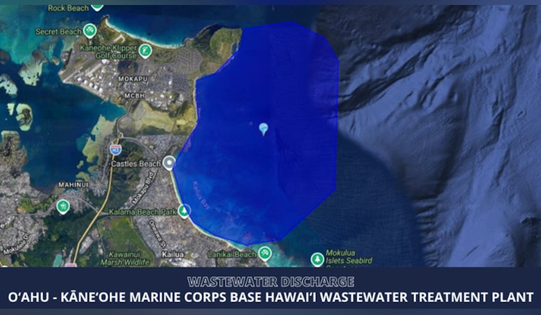 Kailua Bay Swimmers Told To Steer Clear After Marine Base Wastewater Spike