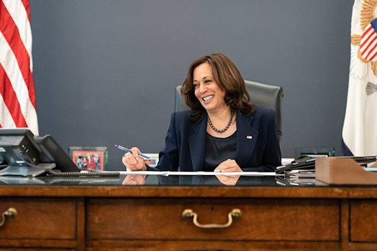 Kamala Harris Brings Beltway Spotlight To Abravanel Hall Crowd