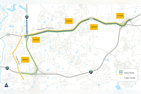 Knightdale Nighttime Traffic Headache: I-87 Drivers Hit With Overnight Shutdowns As 540 Work Heats Up