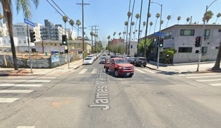Koreatown Apartment Fire on James M Wood - LAFD Alert