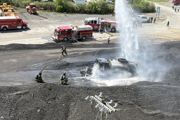 Kraft Street Reopens After Tack Oil Tanker Fire in Clarksville