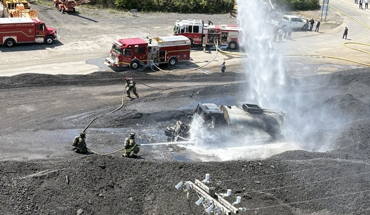 Kraft Street Reopens After Tack Oil Tanker Fire in Clarksville