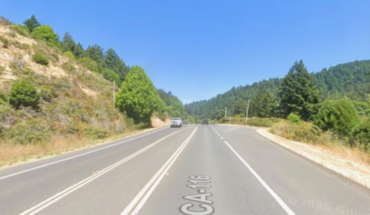 Landslide Chokes Westbound Route 116 Near Monte Rio, Drivers Face Delays