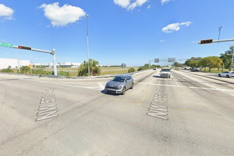 Late-Night Fiery Wreck Kills Driver by Opa-Locka Airport