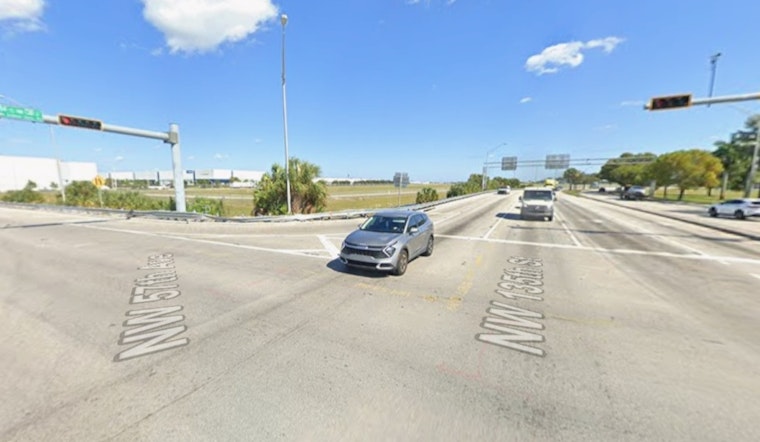 Late-Night Fiery Wreck Kills Driver by Opa-Locka Airport
