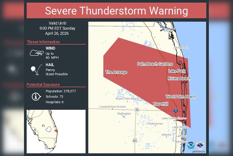 Late-Night Storm Scare Puts West Palm Beach On Edge