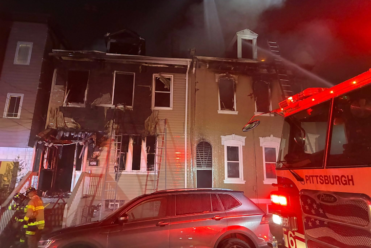 Lawrenceville Inferno: Four Hurt As Ligonier Street Home Collapses In Overnight Fire